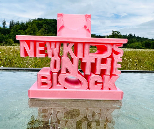 New Kids on the Block -NKOTB- Smart Watch Charger Stand - 3D Printed - Apple and Samsung Compatible - Various Colors - Great Blockhead Gift
