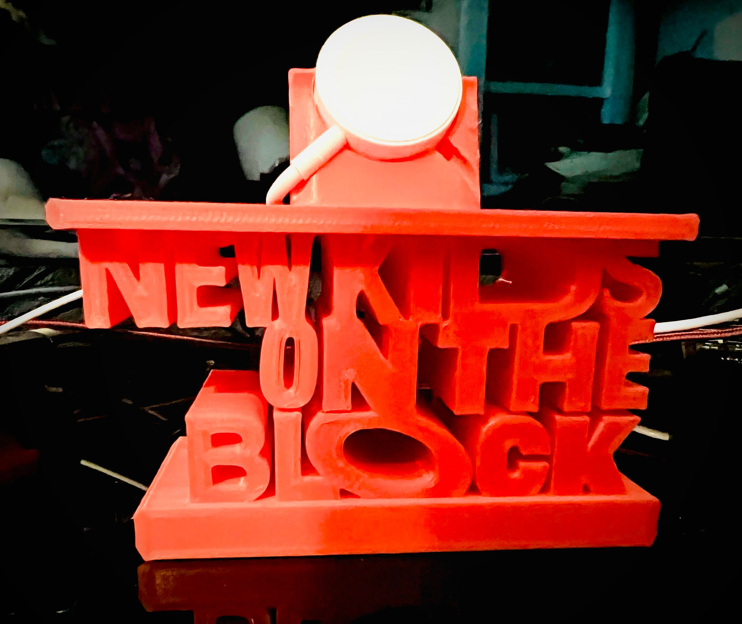 New Kids on the Block -NKOTB- Smart Watch Charger Stand - 3D Printed - Apple and Samsung Compatible - Various Colors - Great Blockhead Gift