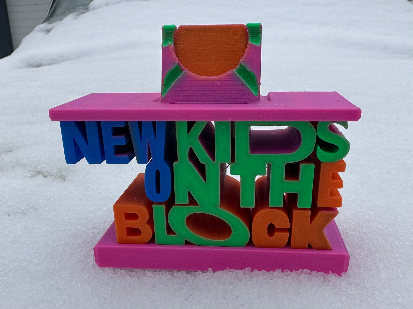 New Kids on the Block -NKOTB- Smart Watch Charger Stand - 3D Printed - Apple and Samsung Compatible - Various Colors - Great Blockhead Gift