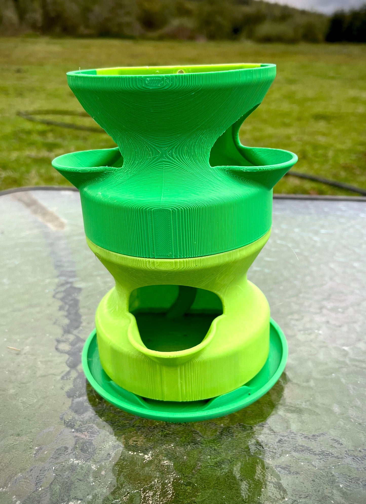 Stacking Self Watering Planter Tower Herbs Strawberries Veggies | Various Colors | Farm Tested | Two Sizes