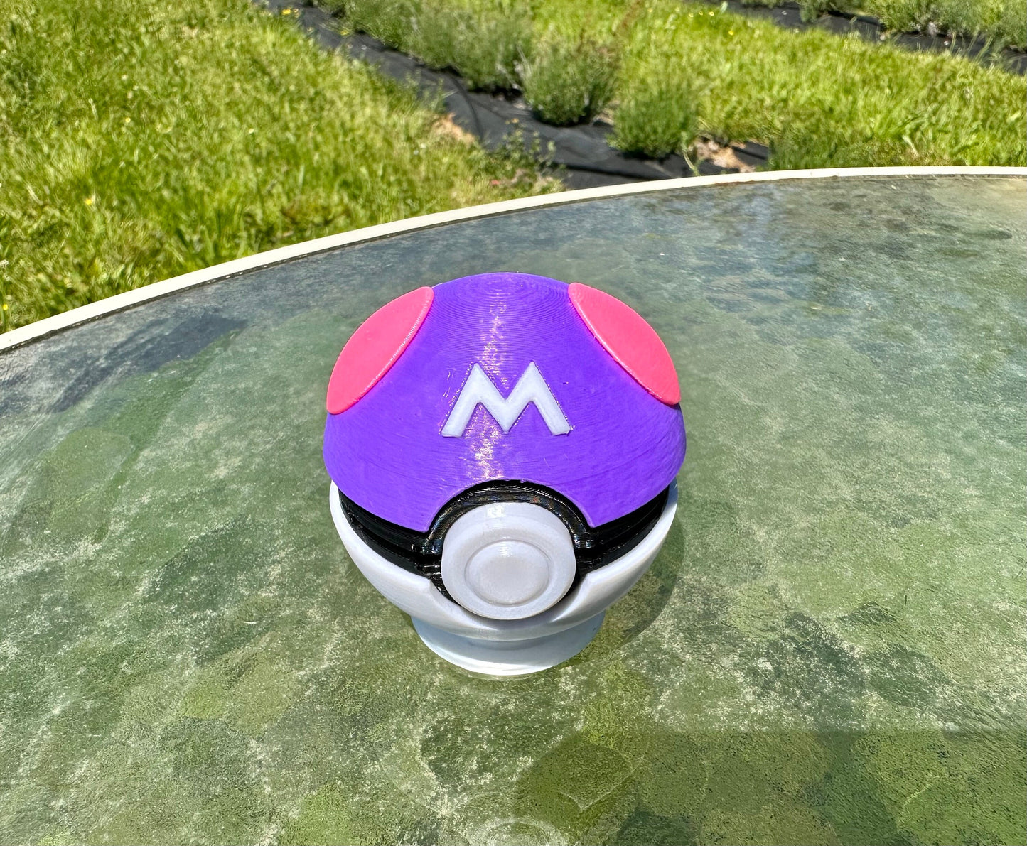 Pokeball Inspired Novelty Mini Figure Display - Amiibo, Funko Pocket Pops - Various colors, made to order.