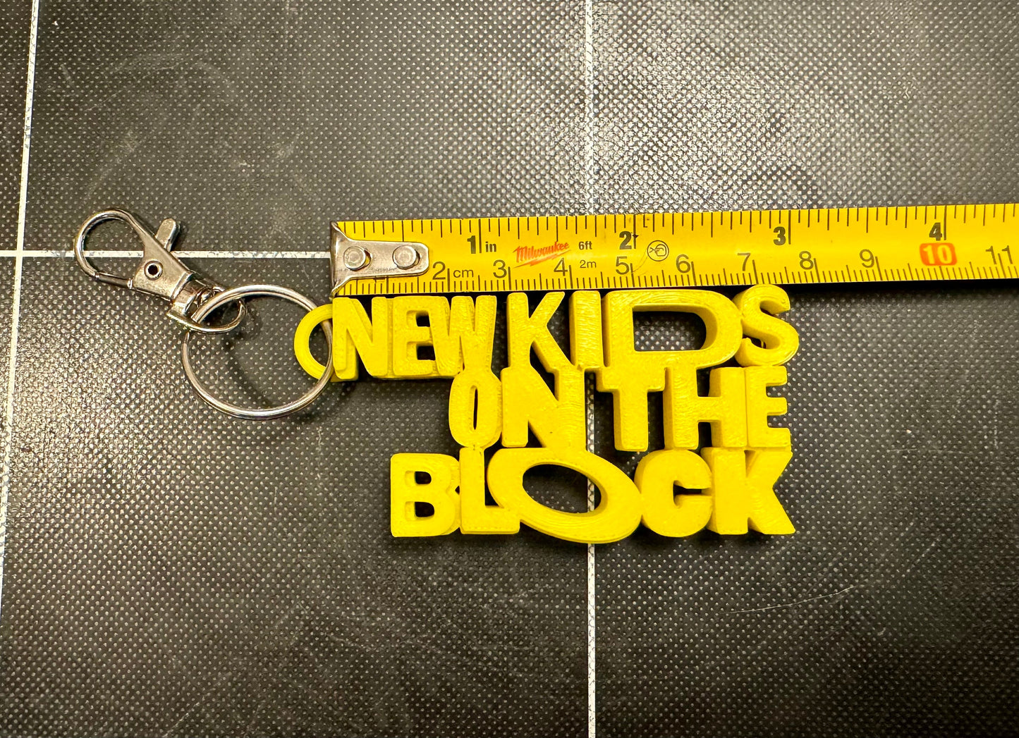 New Kids on the Block -NKOTB- Keychain - 3D Printed - Various Colors - Great Blockhead Gift - Cruise, Tour, Vegas Baby