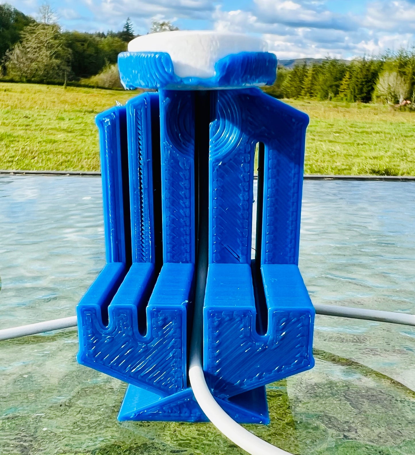 Doctor Who Logo Tardis Novelty Apple Watch Charging Stand 3D Printed