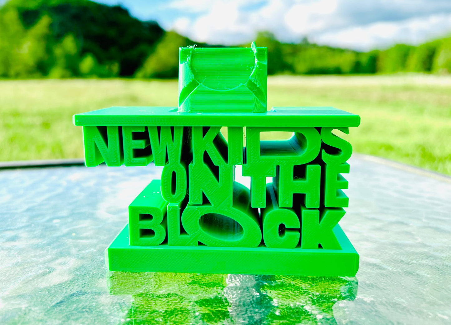 New Kids on the Block -NKOTB- Smart Watch Charger Stand - 3D Printed - Apple and Samsung Compatible - Various Colors - Great Blockhead Gift