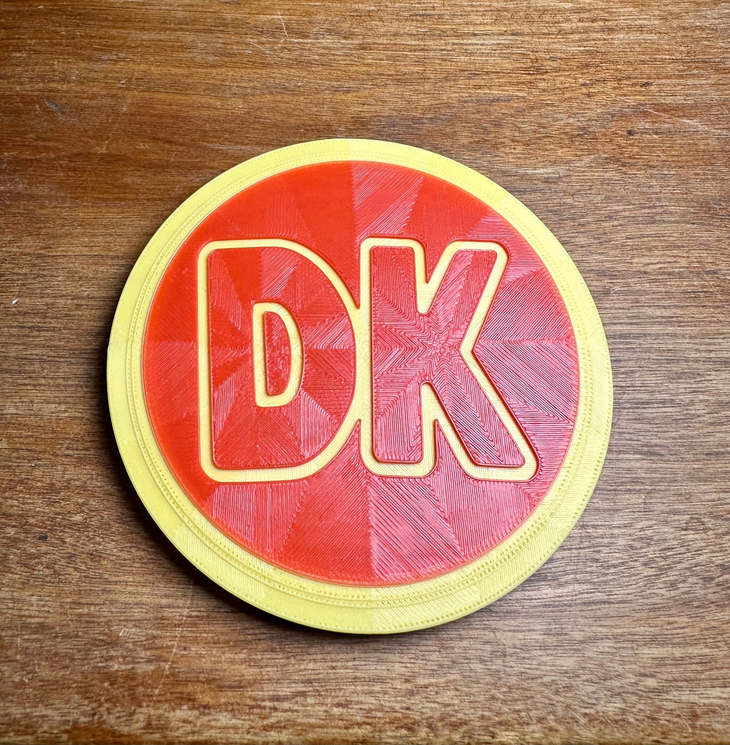 OVERSIZED Novelty Nintendo Super Mario Bros Inspired Coasters and Green Hills Storage Bin 3d Printed - 5 inch diameter -New Characters!