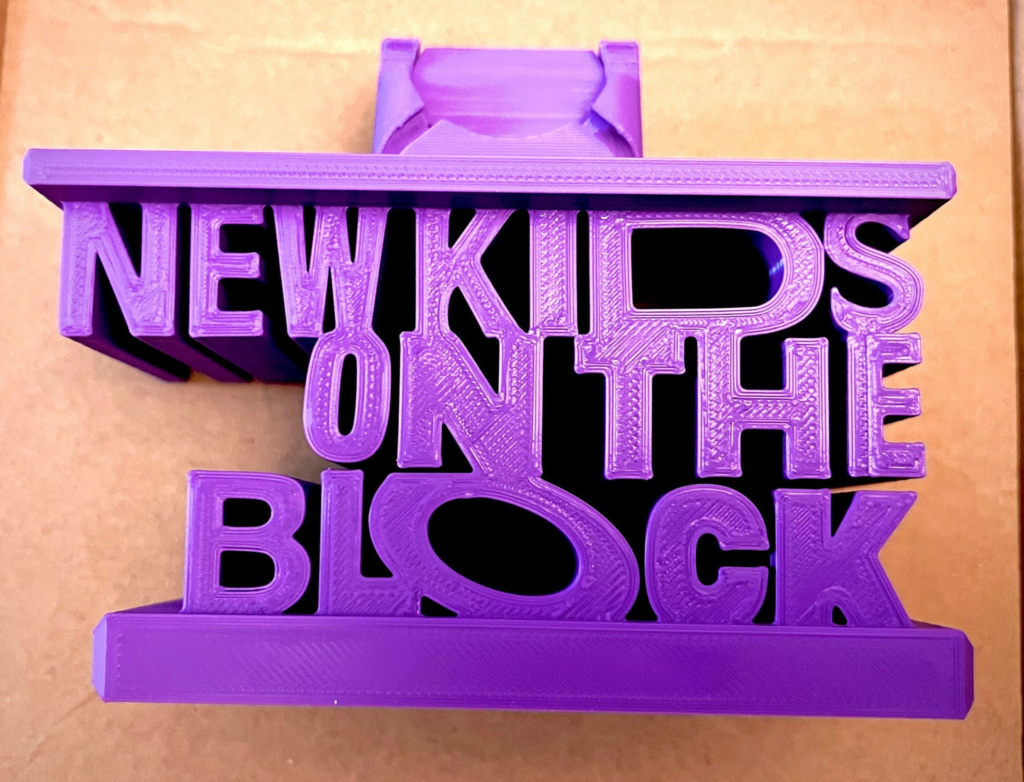New Kids on the Block -NKOTB- Smart Watch Charger Stand - 3D Printed - Apple and Samsung Compatible - Various Colors - Great Blockhead Gift