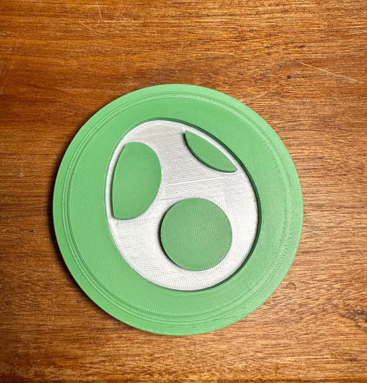 OVERSIZED Novelty Nintendo Super Mario Bros Inspired Coasters and Green Hills Storage Bin 3d Printed - 5 inch diameter -New Characters!