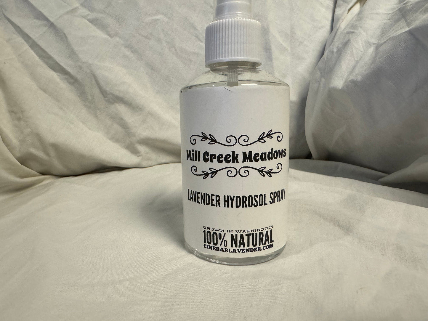 Lavender Hydrosol Spray - Pure Distillate Aerosol Bottle - Linen Spray, Deodorizer, Aromatherapy - 5 Oz 120ml