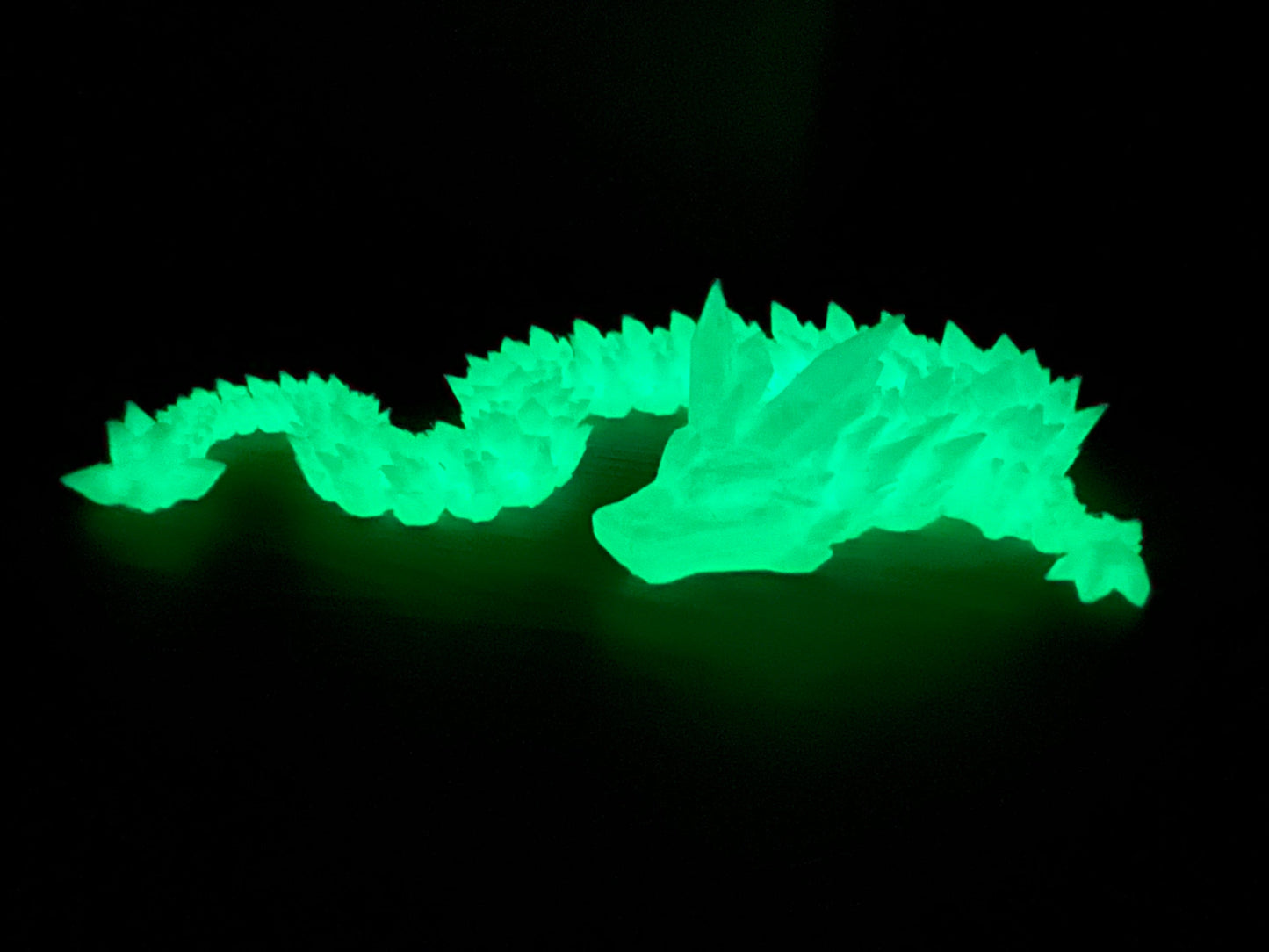 Articulated Crystal Dragon 24 inches 3D Printed, Fidget Sensory Toy, Display Item, Many Colors Available. TikTok sensation, Desktop Display