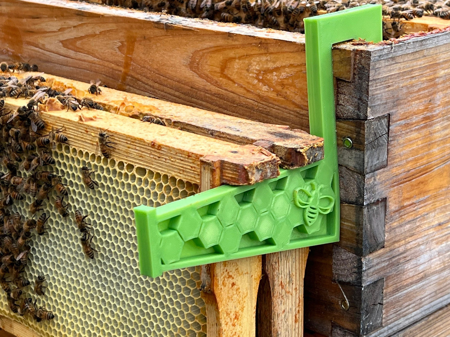 Honey Bee Hive Tool - Frame Hanger Set of 2 - Many Colors Available - Apiary Bee Yard Tested - 10 frame, 8 frame compatible