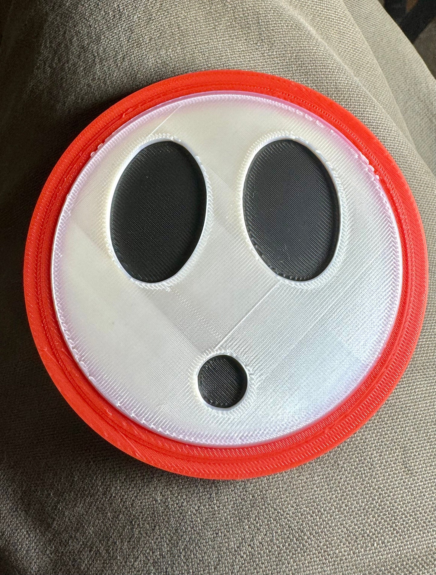 OVERSIZED Novelty Nintendo Super Mario Bros Inspired Coasters and Green Hills Storage Bin 3d Printed - 5 inch diameter -New Characters!