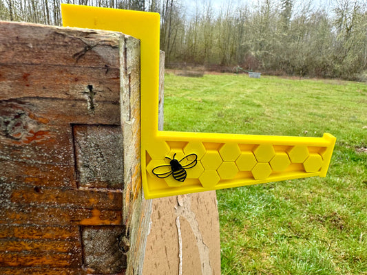 Honey Bee Hive Tool - Frame Hanger Set of 2 - Many Colors Available - Apiary Bee Yard Tested - 10 frame, 8 frame compatible