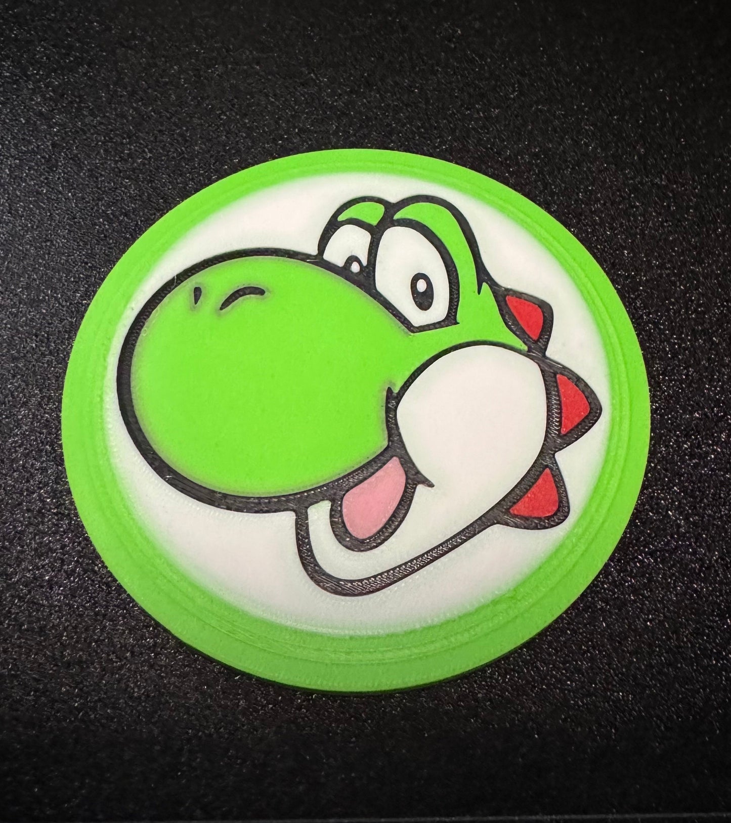 OVERSIZED Novelty Nintendo Super Mario Bros Inspired Coasters and Green Hills Storage Bin 3d Printed - 5 inch diameter -New Characters!